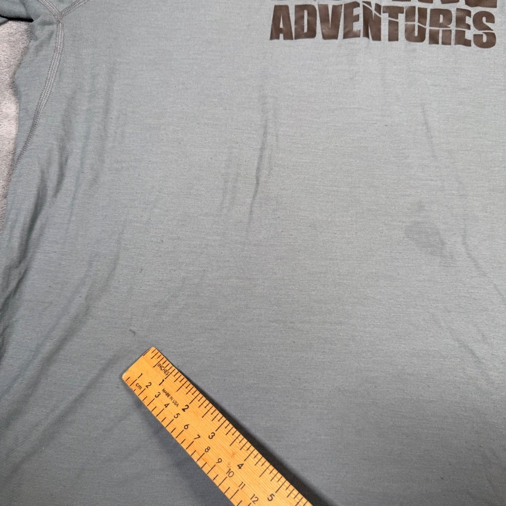 Lot of 2 Patagonia Capilene Cool Trail Mens L Alpine Adventures Blue Gray Shirts - Picture 13 of 16